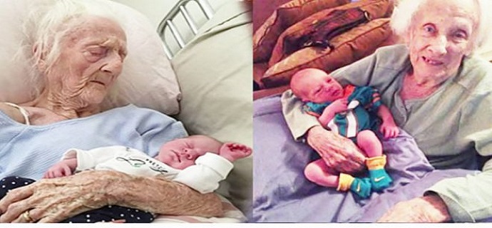 At the age of 101, the woman gave birth to a healthy baby,