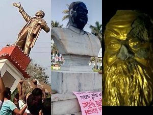 BJP leader expelled after breaking of the idol of Periyar,