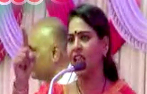 भाजपा नेता की खुलेआम धमकी, टुकड़े टुकड़े काट डालूगी, देशभर में हो रही आलोचना BJP leader openly threatens, will cut pieces