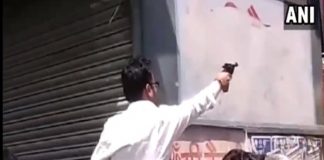 firing by protestors at various places
