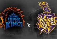 VIVO IPL 2018-CHENNAI SUPER KINGS VS KOLKATA KNIGHT RIDERS-CHENNAI BEAT KOLKATA BY 5 WICKETS.
