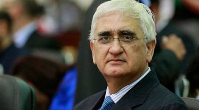 muslims blood stains on congress says salman khurshid