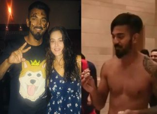 प्रिटी ज़िंटा के साथ केएल राहुल ने मनाया अपना जन्मदिन, बिना शर्ट के काटा केक ! यहाँ देखें वीडियो