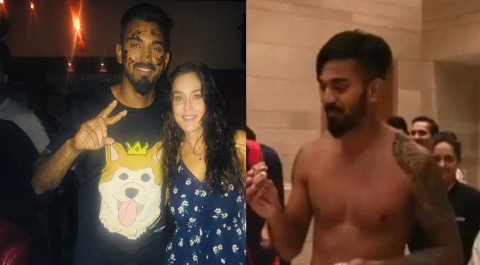 प्रिटी ज़िंटा के साथ केएल राहुल ने मनाया अपना जन्मदिन, बिना शर्ट के काटा केक ! यहाँ देखें वीडियो