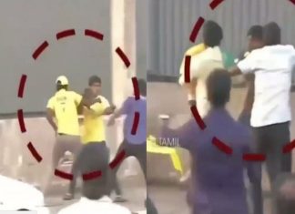 CSK के फैंस पर प्रदर्शनकारियों ने किया जानलेवा हमला ! यहाँ देखें वीडियो