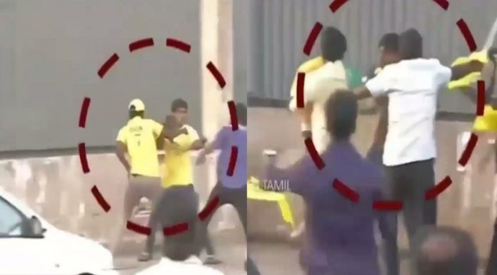 CSK के फैंस पर प्रदर्शनकारियों ने किया जानलेवा हमला ! यहाँ देखें वीडियो