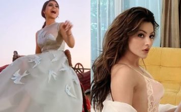 सफ़ेद गाउन में ऊंट की सवारी करती नज़र आईं Urvashi Rautela…वीडियो हुआ वायरल